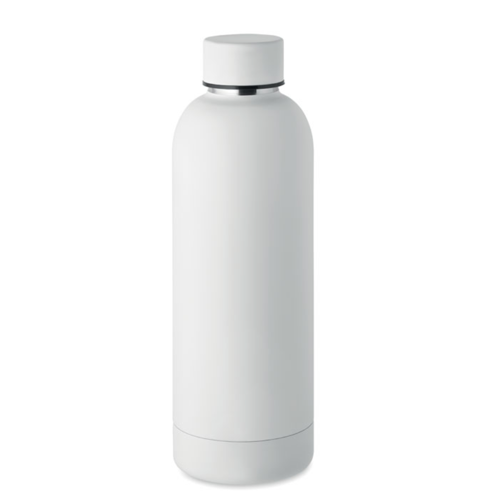 Witte Drupp Athena thermosfles van 500 ml, vooraanzicht.